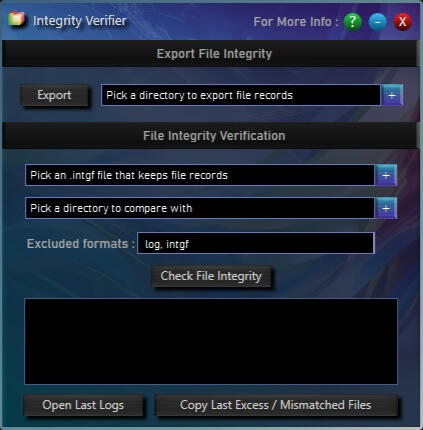 Integrity Verifier