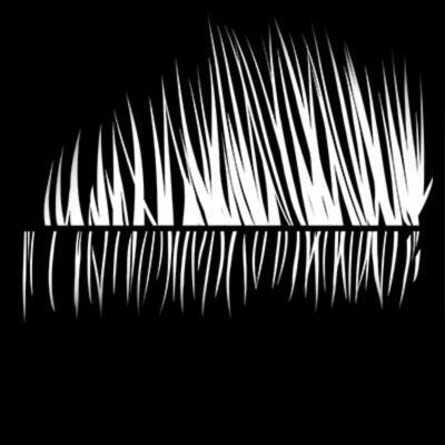 Eyelash map. It could be separated to control upper and lower eyelash independently. Two ways to customize length: one is through creating blendshape for the eyelash mesh, the other is through making the mesh long and controlling the texture via shader.